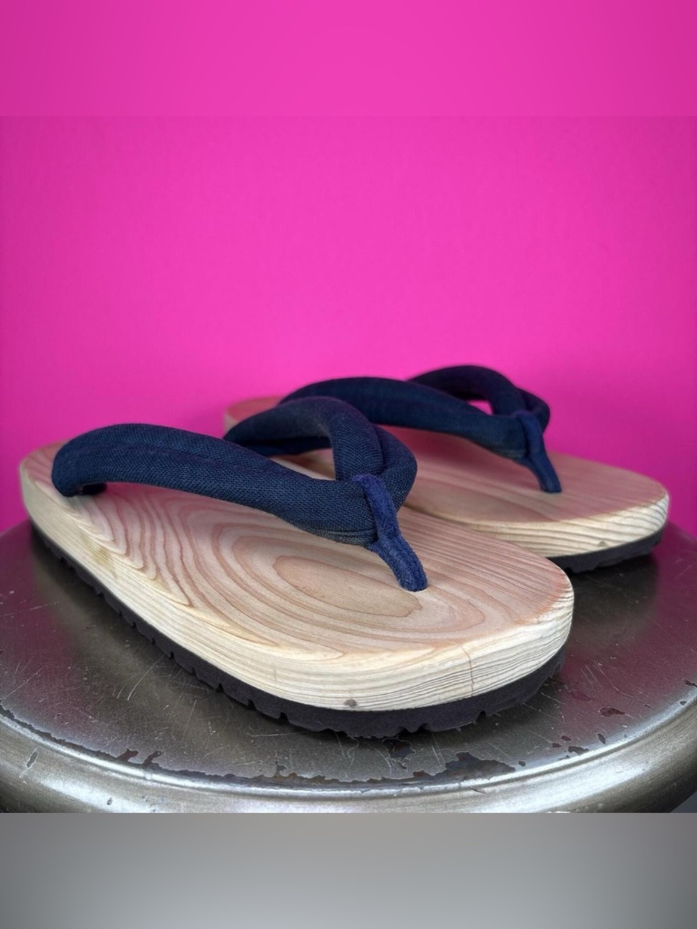BEAMS JAPAN x Uratsuka-kobo Wooded Geta Sandal - Medium 26 cm W's 10 M's 8)